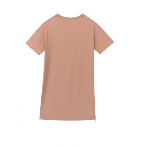 Adidas Women Pink Oversized T-Shirt Dress – Minimal Sportswear Style